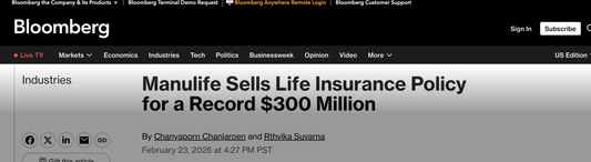 史上最大单张寿险保单出现！